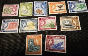Pitcairn Island 1957 #20-30 MH SCV $52.95