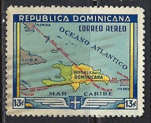 Dominican Republic C63 VFU MAP Y301-6