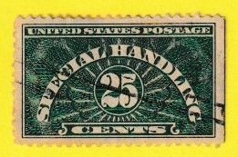 US SCOTT#QE4 1928 25c SPECIAL HANDLING - USED