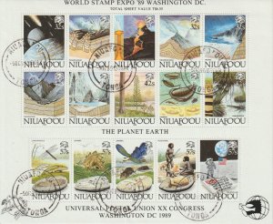 TONGA/NIUAFO'OU 1989 SG MS 132 USED Cat £24