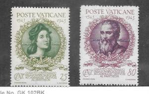 Vatican City #87-88 (MLH) CV $0.95