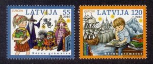 Latvia Sc# 758-9 MNH Europa 2010