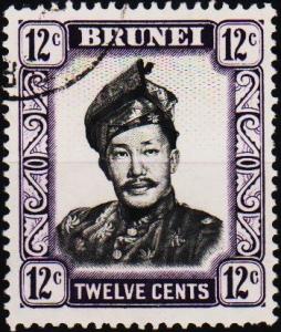 Brunei. 1952 12c. S.G.125 Fine Used