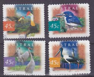Australia 1997 Wetland Birds - Set x4 45c used SG 1681-1684