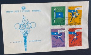 1960 Somalia First Day Cover FDC Olympic Games issue