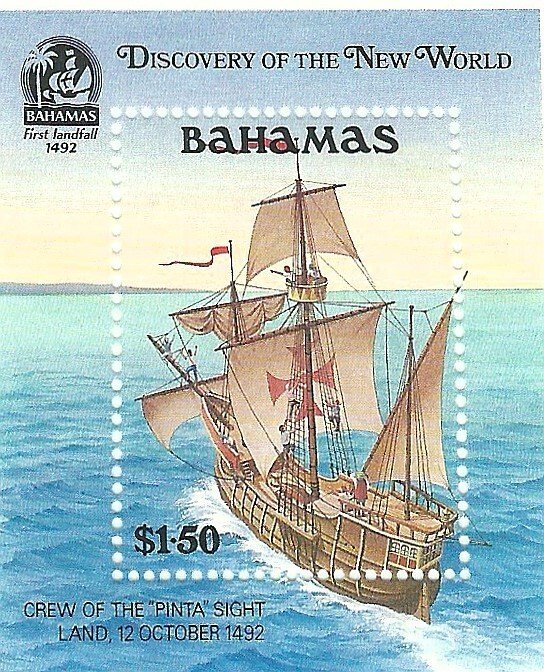 Bahamas 729   SS   Mint NH VF 1991 PD