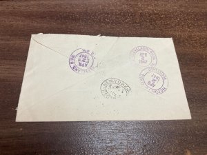 KAPPYSTAMPS 9/9 BASUTOLAND 1947 ROYAL VISIT FIRST DAY COVER MAILED TO USA