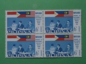 PHILIPPINE STAMP: 1965   SC#936 SIGNING OF THE ACCORD WITH INDONESIA MNH STAMP