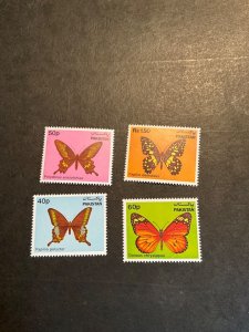 Stamps Pakistan Scott #578-81 never hinged