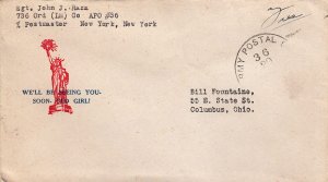 United States A.P.O.'s Soldier's Free Mail 1945 U.S. Army Postal Service, A.P...