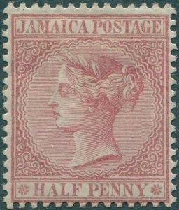 Jamaica 1860 SG7 ½d red QV wmk cc MH