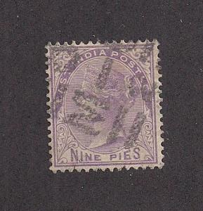 INDIA SC# 32 F-VF U 1874