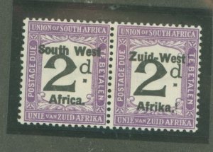 South West Africa #J11 Unused