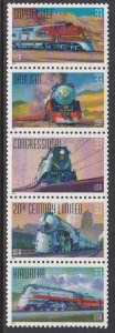 3337a Famous Trains MNH