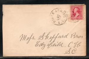 US #220 Ridge Spring SC Saluda Co. to Edgefield CH 1890 A521