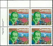 CANADA   #654 MNH UPPER LEFT PLATE BLOCK  (1-2)