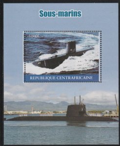 C A R - 2016 - Submarines - Perf Souv Sheet - Mint Never Hinged - Private Issue