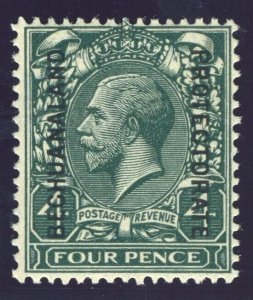 Bechuanaland 1925 KGV 4d grey-green MLH. SG 95. Sc 102.