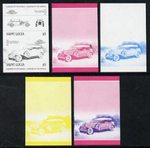 St Lucia 1984 Cars #2 (Leaders of the World) $3 Chrysler ...