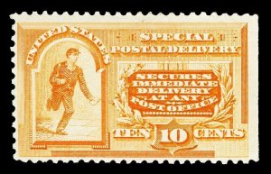 Scott E3 1893 10c Special Delivery Issue Unused F-VF No Gum Cat $300