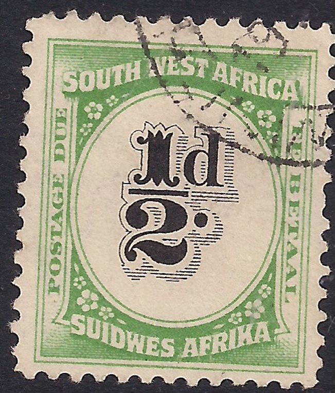 South West Africa 1931 KGV 1/2d Postage Due used  SG D47 ( K911 )