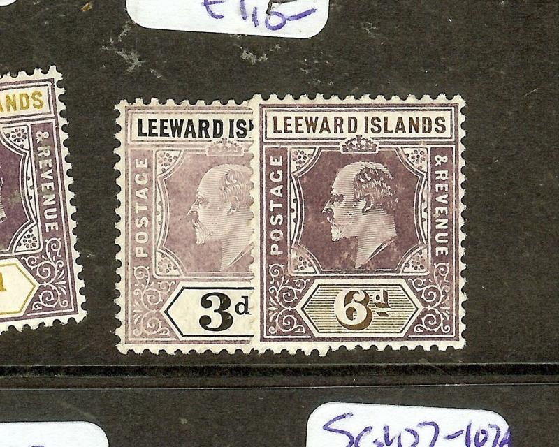 LEEWARD ISLANDS   (P1603B) KE   SG33A, 34     MOG