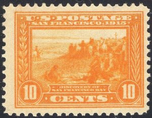 #400 F-VF MNH OG-10¢ Orange Yellow-PANAMA-PACIFIC SERIES (REM #400-5)