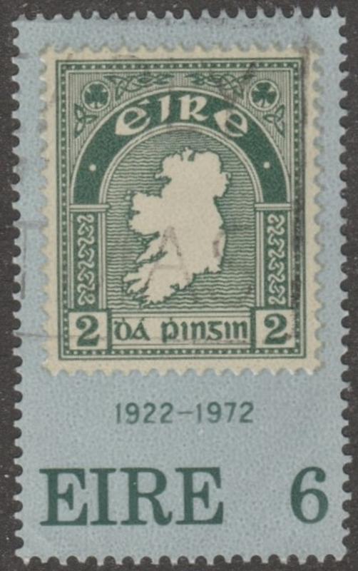 Ireland, Scott# 326,  used, tall stamp, 1st Irish postage stamp,  #m032