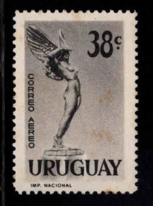 Uruguay Scott C184 MH* Icarus sculpture  Airmail stamp tone spots in gum