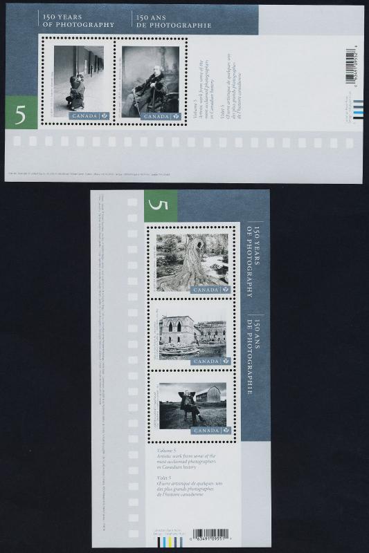 Canada 3010-1 MNH - 150 Years of Photography, Series 5