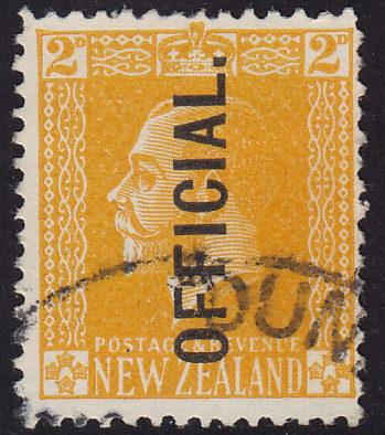 New Zealand - 1917 - Scott #O45 - used