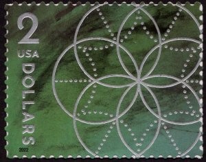 SC#5700 $2.00 Floral Geometry Single (2022) SA