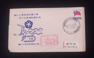 D)1972, CHINA, 14TH NATIONAL UNIVERSITY SPORTS GAMES TO COMMEMORATE,