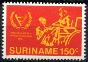 Suriname Sc#582 MNH, 150c multi, Intl. Year of the Disabled. (1981)