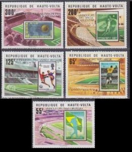 1977 Upper Volta 740-744 Overprint- # 700-704 7,50 €