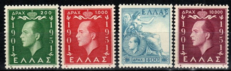 Greece #545-8 MNH CV $88.00 (A414)