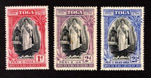 TONGA  SC# 70-72  VF/MOG