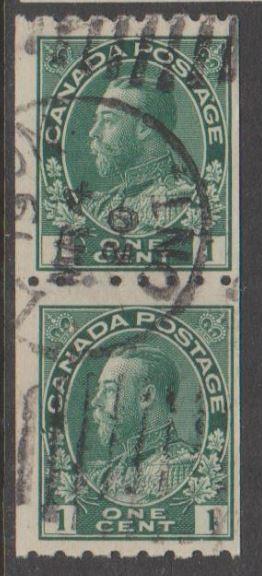 Canada Scott #123 Stamp - Cat $130 - Used Pair