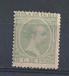 CUBA STAMP MNH  ISLA DE CUBA    5 C. DE PESO #CC16