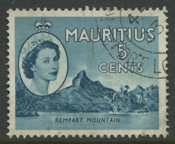 STAMP STATION PERTH Mauritius #254 QEII Definitive Issue FU 1953-1954