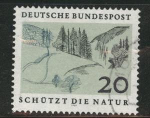 Germany Scott 1001 Used 1969 Nature stamp