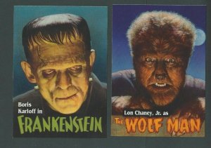 UX285-UX289 Classic Movie Monsters Complete Set Of 5 Mint Size 6 X 4.25