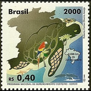 BRAZIL 2000 - Scott# 2742 Coastal Program Set of 1 NH