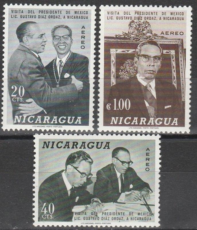 Nicaragua #C631-3  MNH  (S6661)