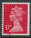 Great Britain SG X990 Sc# MH155   Used with first day cancel - Machin 37p