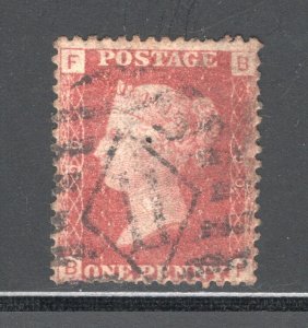 Great Britain, Scott 33, Plate #90    F/VF, Used, CV $3.00 .....  2480049