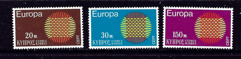 Cyprus 340 42 MNH 1970 Europa