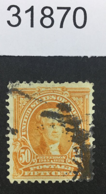 US STAMPS #310 USED LOT #31870