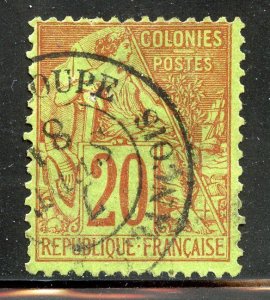 French Colonies # 43, Used