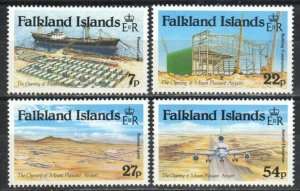 Falkland Islands Stamp 425-428 - Opening of mount pleasant airport